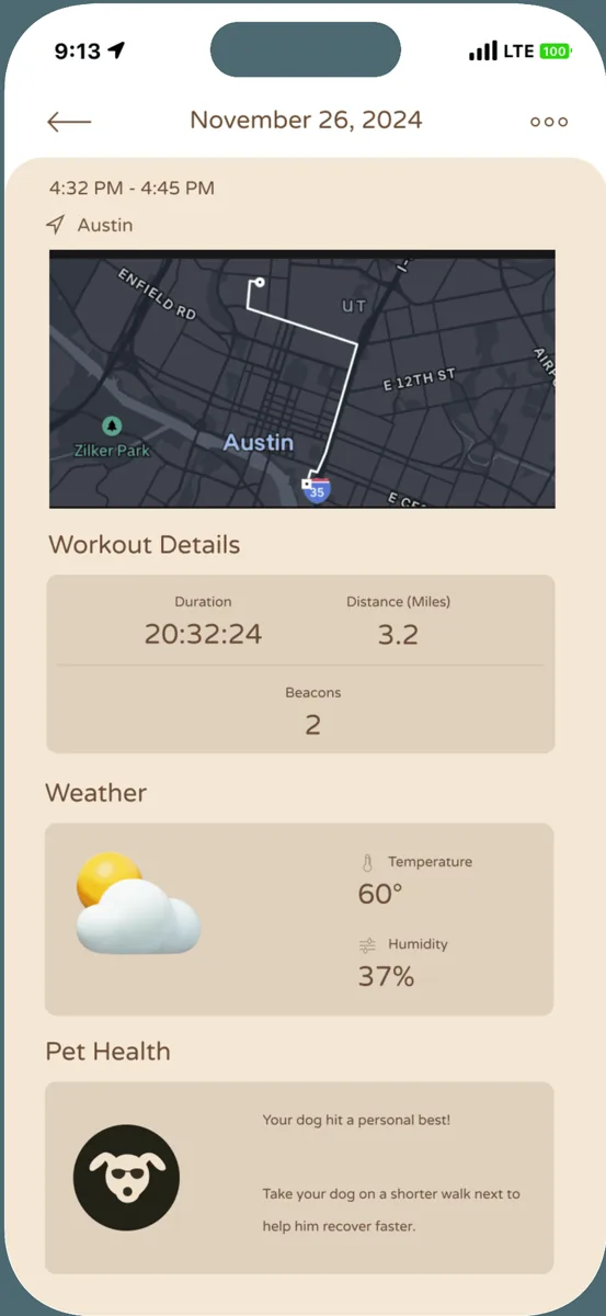 See the summary screen