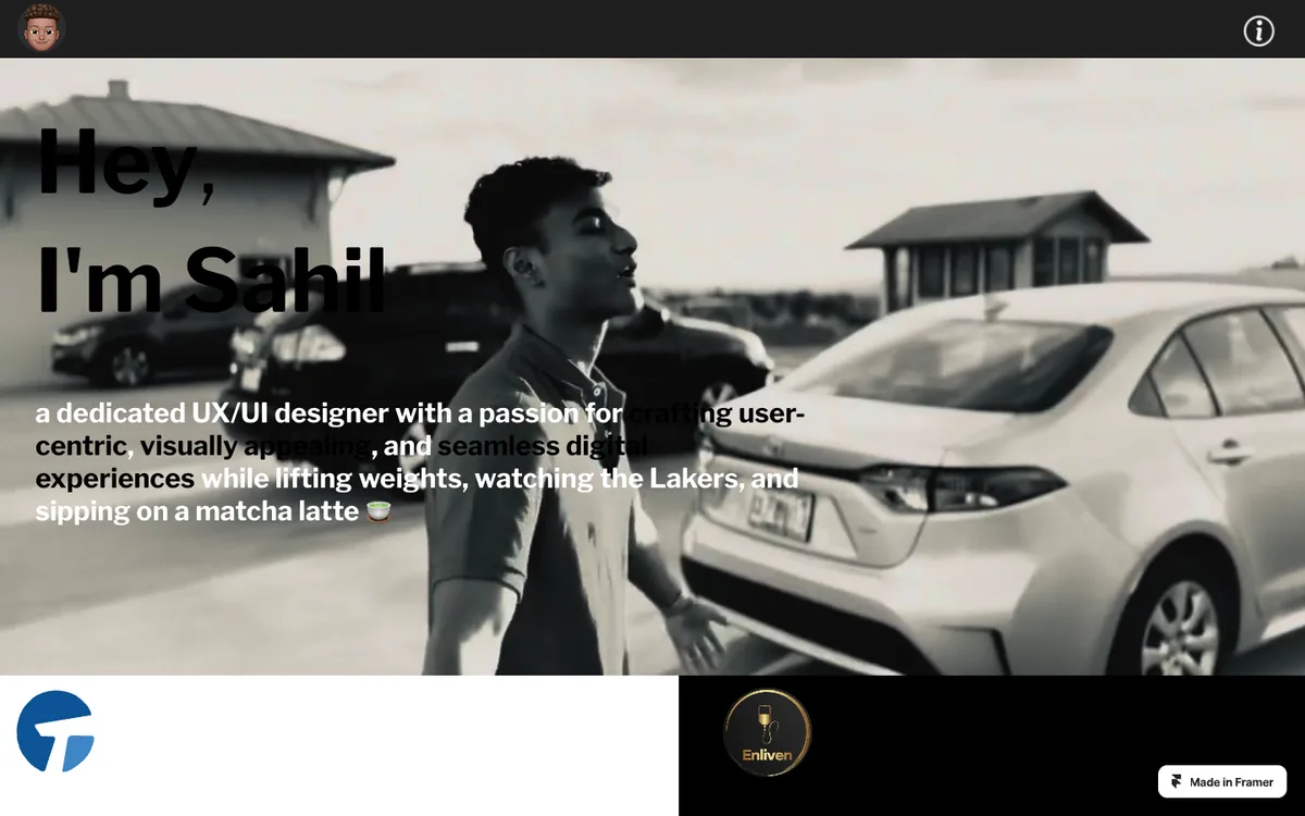 Version 1 first screen