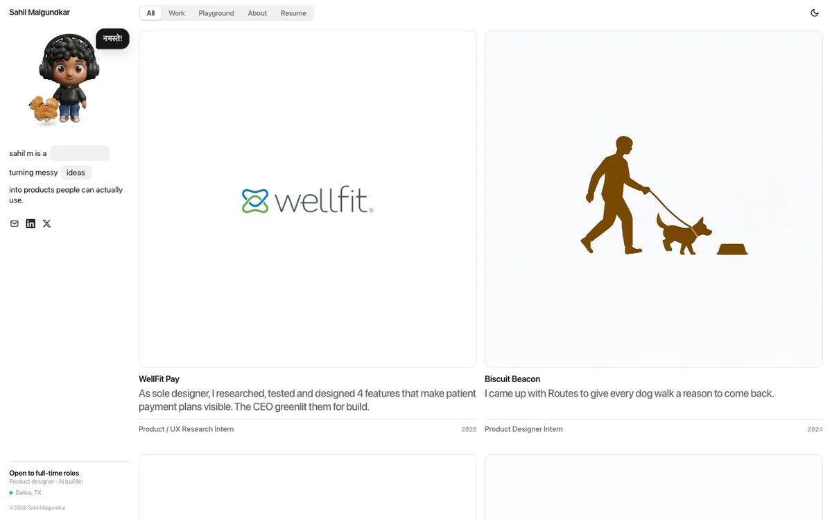 Version 9 first screen